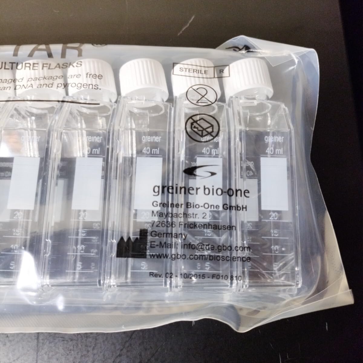 アズワン greiner bio-one 培養フラスコ 40ml×100本セット アズワン アズワン greiner bio-one 培養フラスコ 40ml×100本セット アズワン